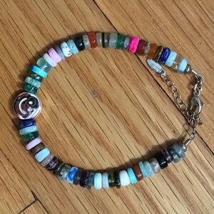 Kris Nations All the Gems Happy and Sad Bracelet NWOT